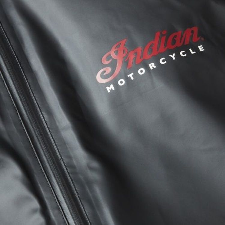 Indian Motorcycle unisex rain suit jacket - black