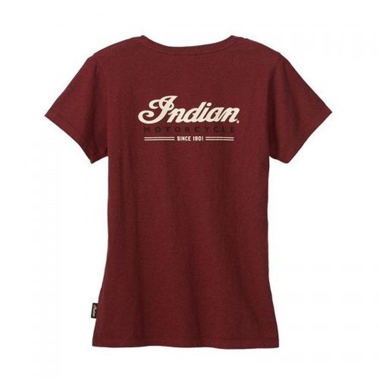 Indian Women's Motorcycle T-Shirt - Red