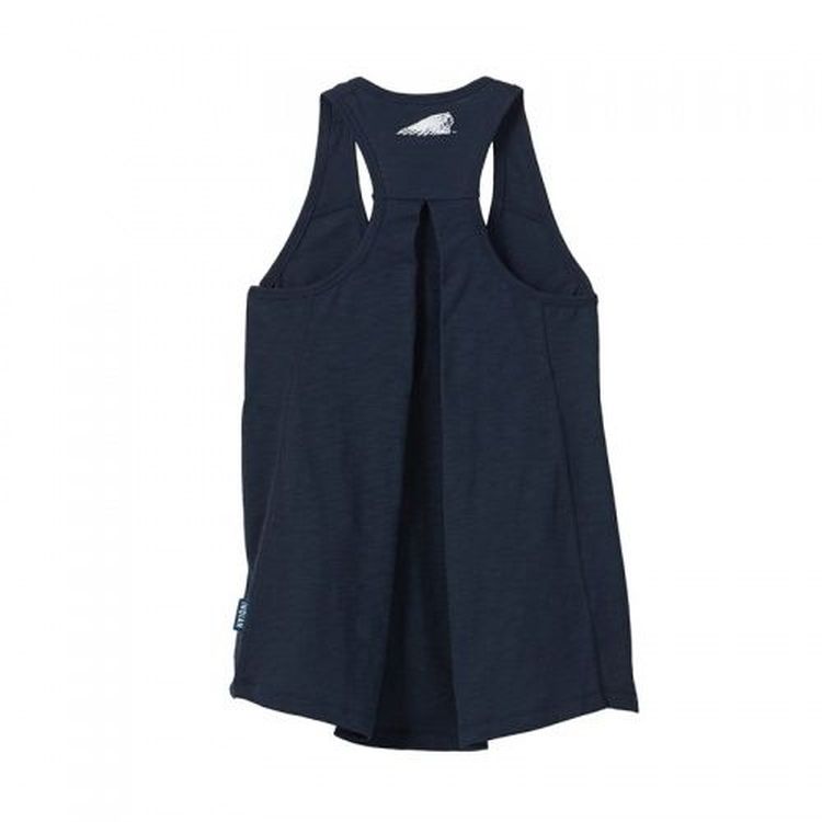 Indian Women's Pleated Back Tank Top - Navy