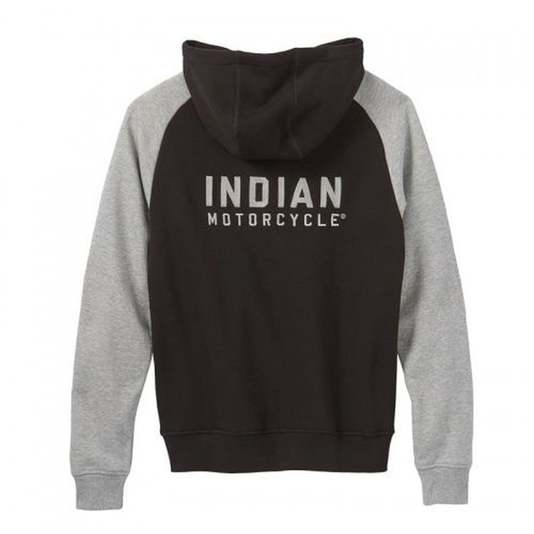 Indian Women's Contrast Sleeve Hoodie Sweatshirt, Black