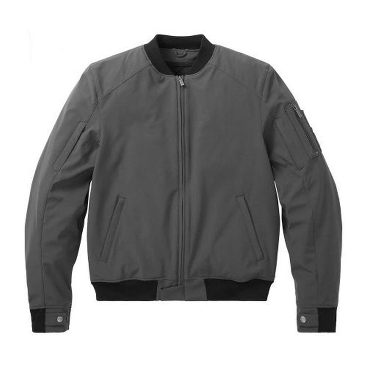 Indian Men's Detroit Bomber Jacket, Grey