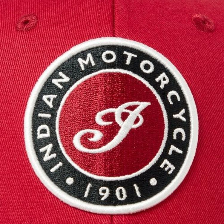 Indian Motorcycle ''I'' Icon trucker hat (red)