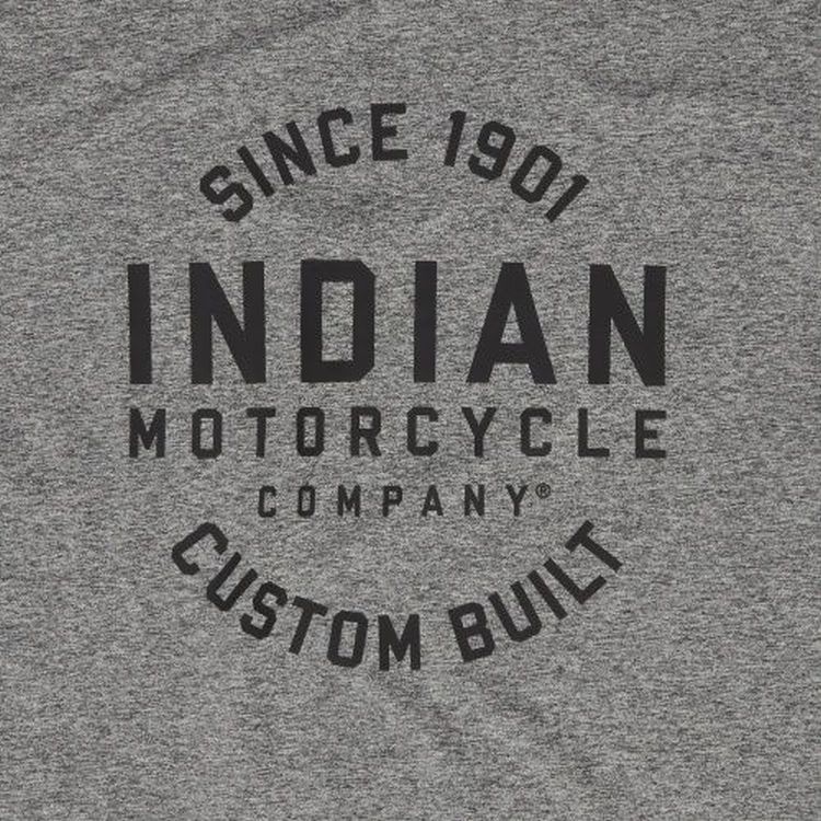 Indian Motorcycle Athlete T-Shirt - Grey