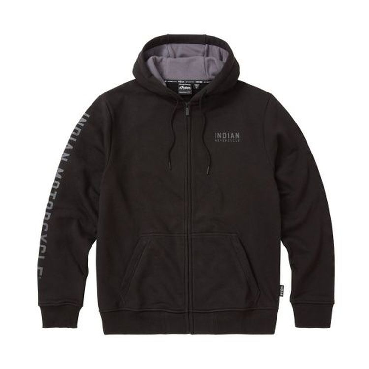 Indian Motorcycle Embroidered Hoodie - Black