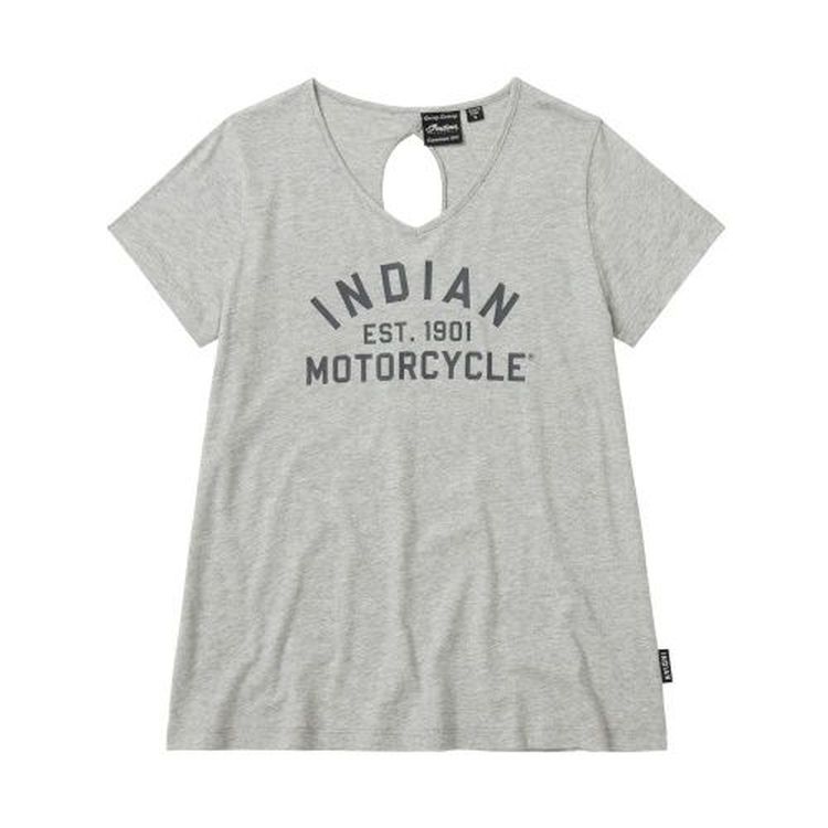Indian Womens Open Back T-Shirt - Grey