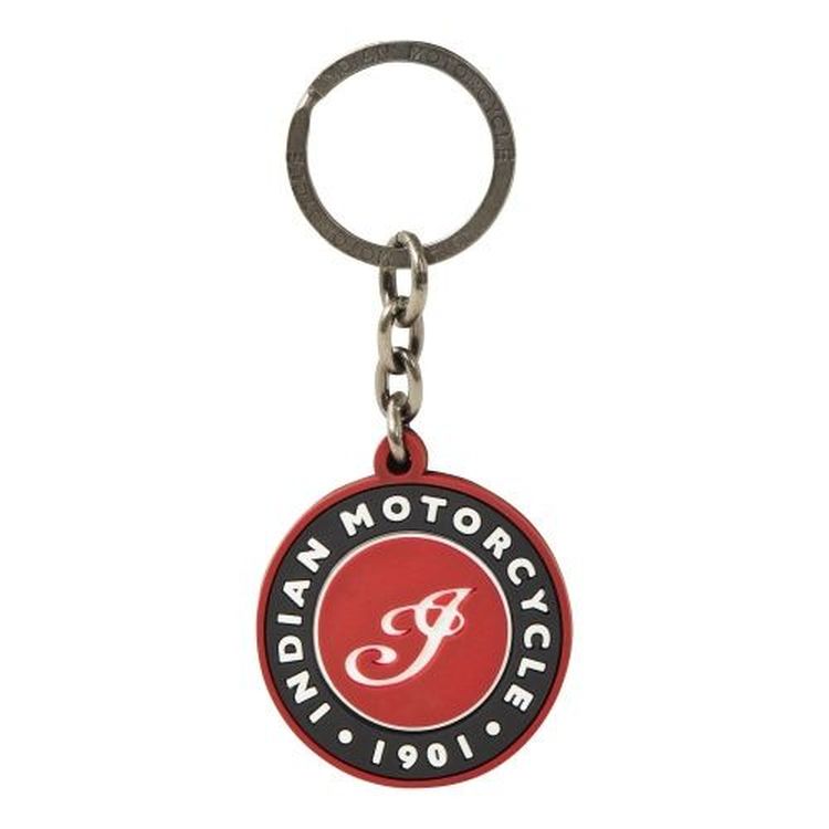 Indian Motorcycle Rubber I Icon Key Ring