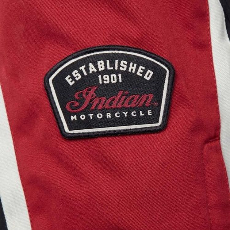 Indian Motorcycle men's 'Black Hills' riding jacket - black & red