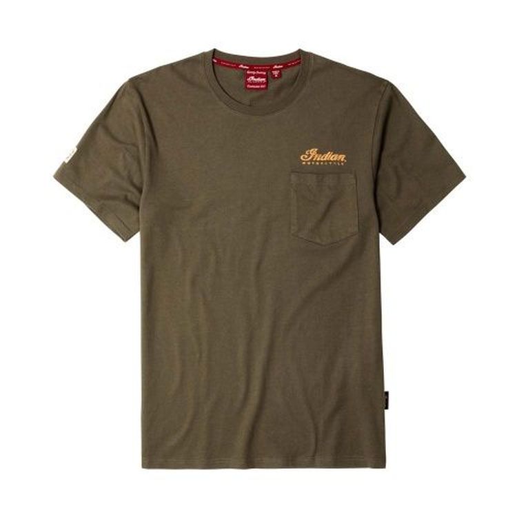 Indian Motorcycle Men' Hendee T-Shirt - Khaki