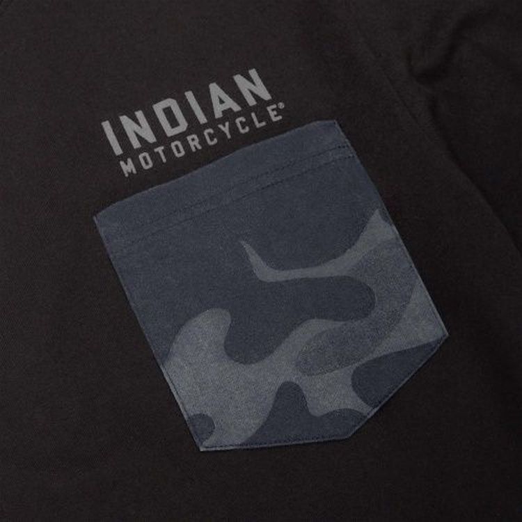 Indian Camo Pocket T-Shirt - Black