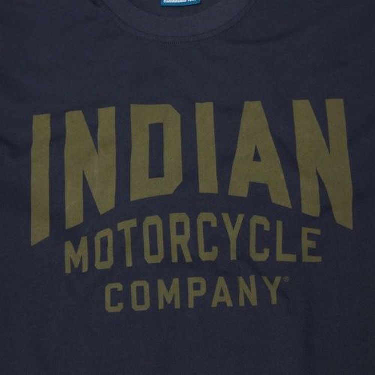 Indian Motorcycle Stripe Long-Sleeve T-Shirt - Navy