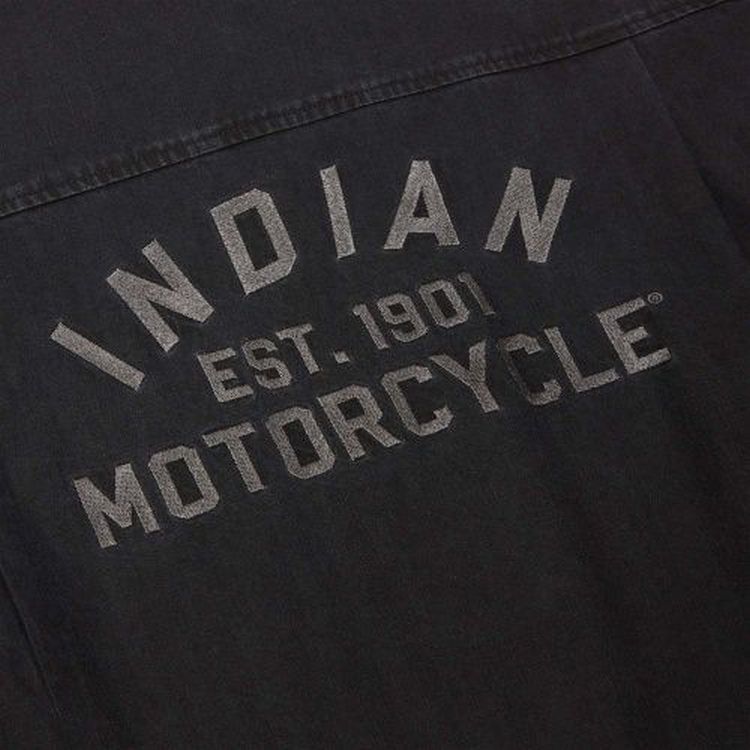 Indian Motorcycle Denim Shirt - Black