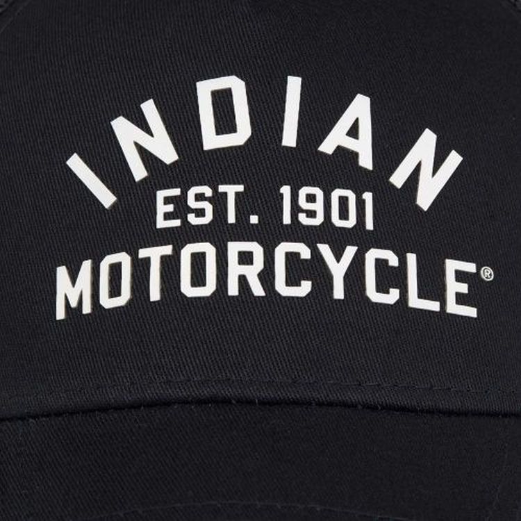 Indian Motorcycle Trucker Cap - Black