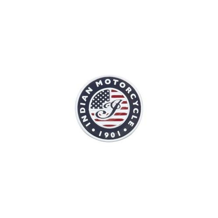 Indian Motorcycle USA Flag Logo Pin Badge