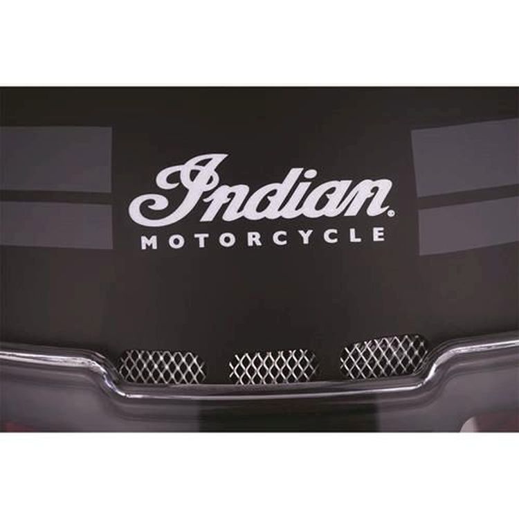 Indian Motorcycle Full Face Retro Helmet with Matte Stripes