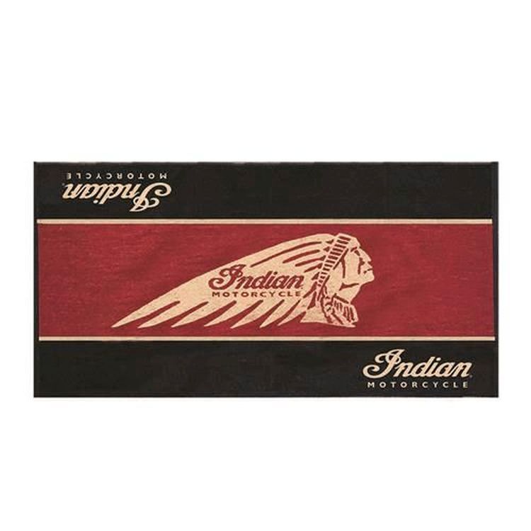 Indian Motorcycle Headdress Beach Towel