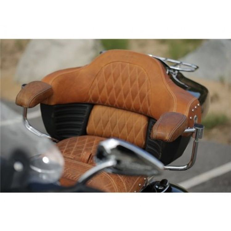 Indian Leather Trunk Backrest Pad