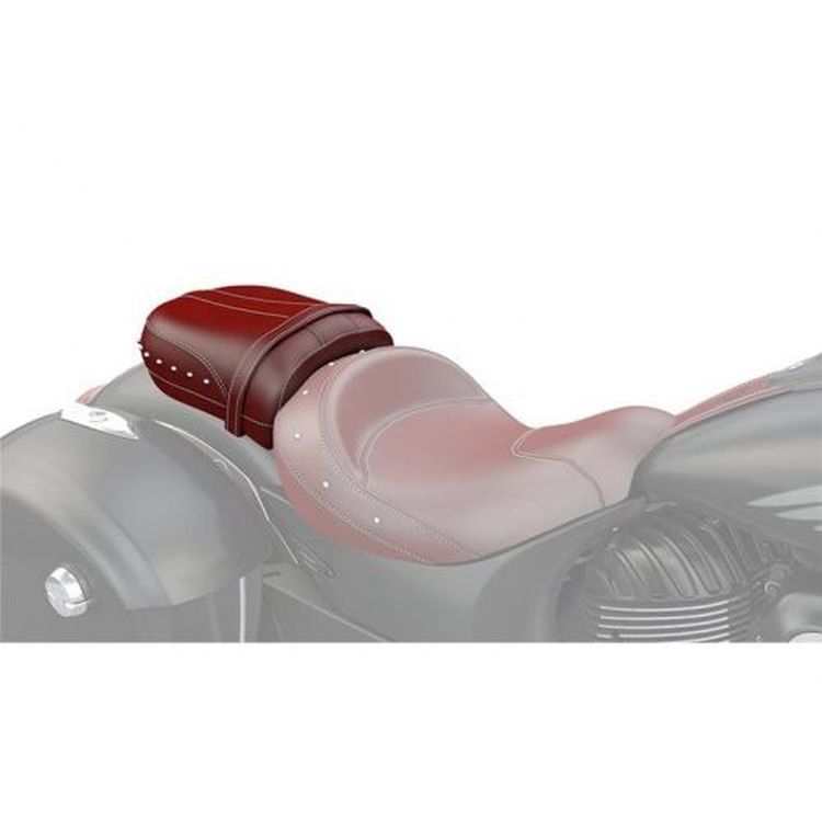 Indian Leather Passenger Seat - Red
