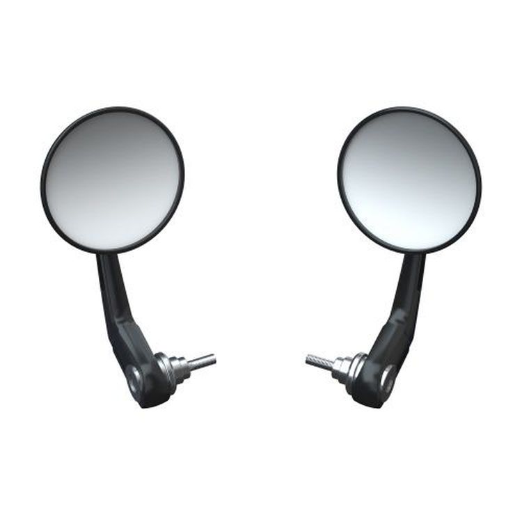 Indian Scout Bar End Mirror and Mount Kit in Black, Pair
