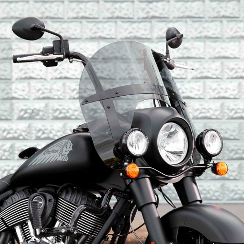 Indian Springfield Quick Release Wind Deflector, Tinted