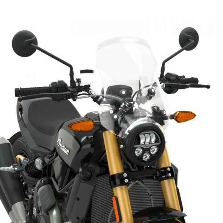 Indian FTR1200 Mid Windshield without Headlight Cowl Cutout