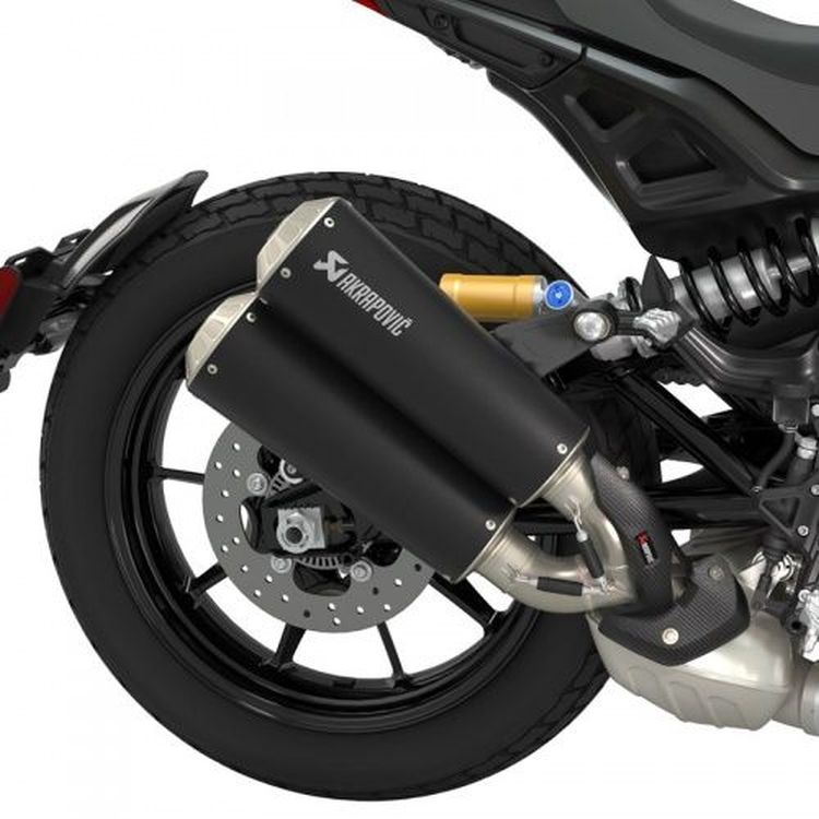 Indian FTR Low Mount Slip-On Exhaust by Akrapovic