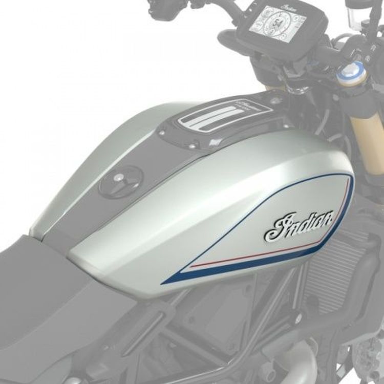 Indian FTR1200 Tank Covers Gloss Pearl White