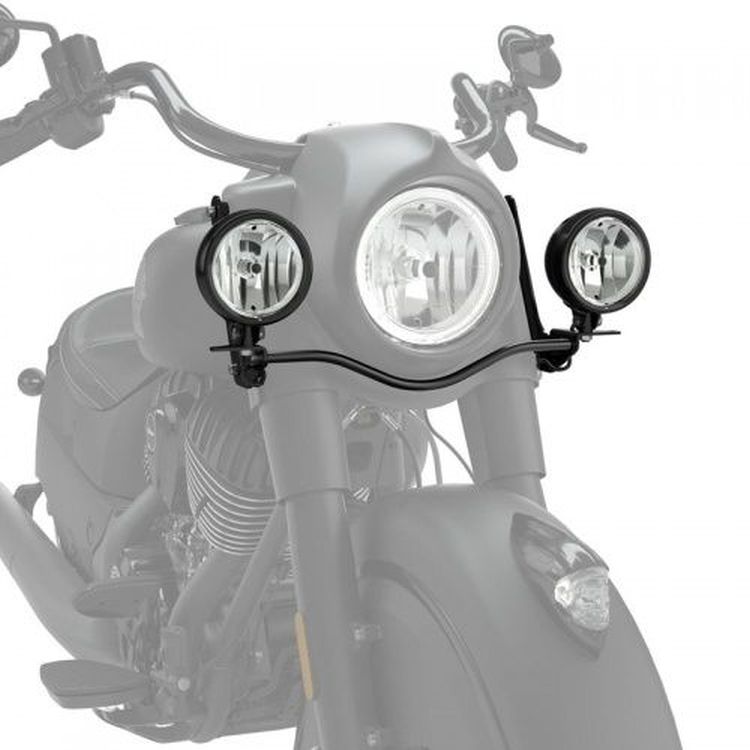 Indian Motorcycle Driving Lights, Gloss Black Moore Speed Racing
