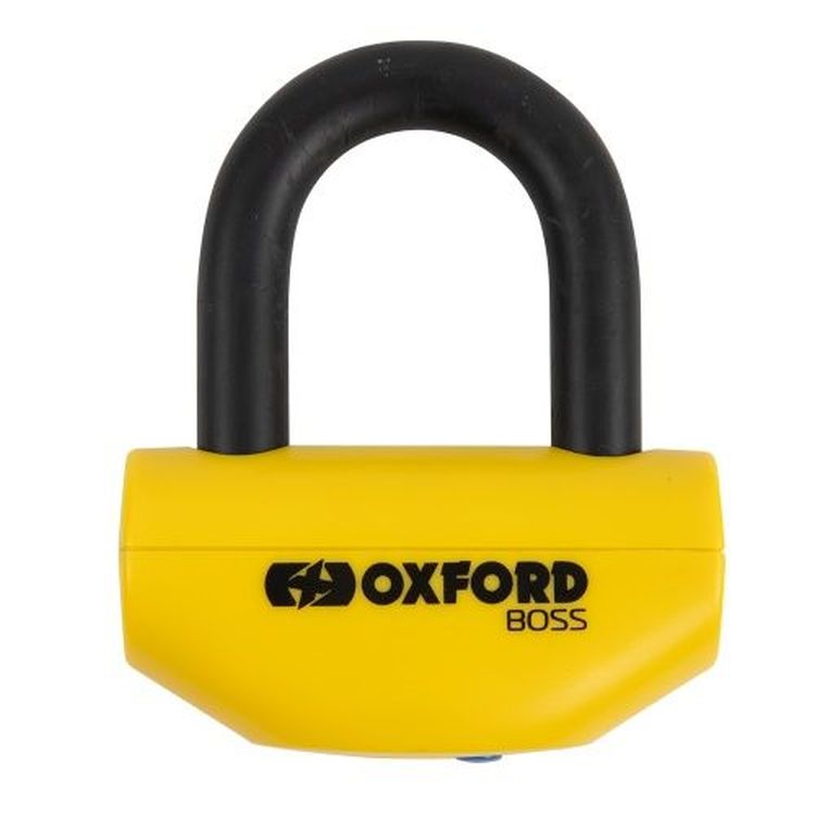 Oxford Boss 12.7mm Motorcycle Disc Lock Yellow