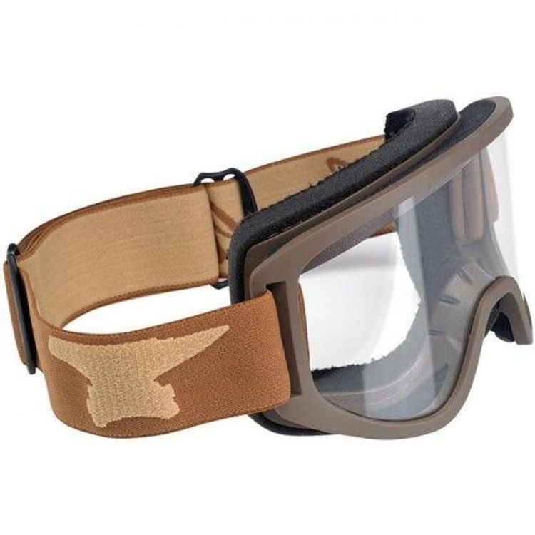 Biltwell Moto 2.0 Goggles Script Chocolate