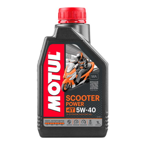 MOTUL Scooter Power 5W40 4T 1L (For Scooters & ATVs)