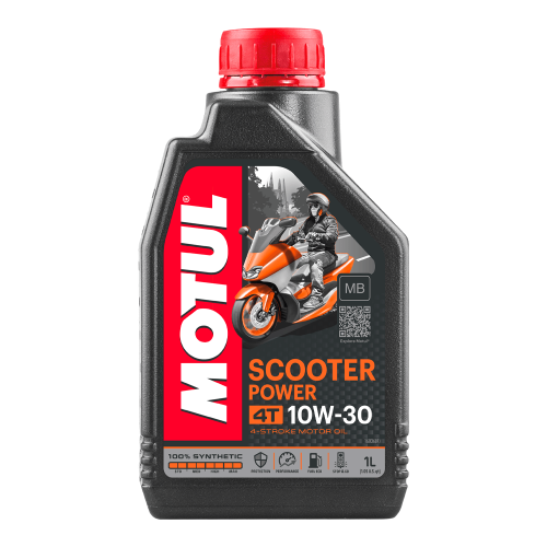 MOTUL Scooter Power 10W30 4T Engine Oil (For Scooters & ATVs) 1L