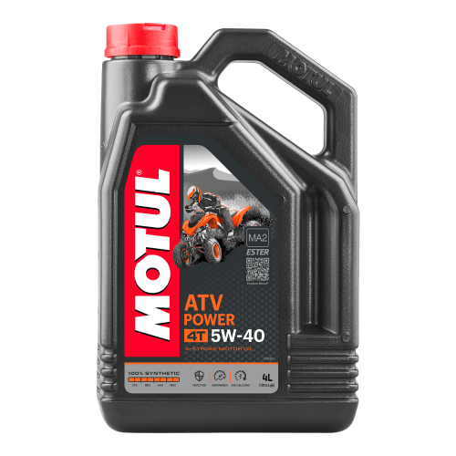 MOTUL ATV Power 5W40 4T 4L Engine Oil (For Scooters & ATVs)