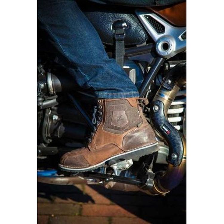 Falco Ranger Casual Motorcycle Boots Dark Brown