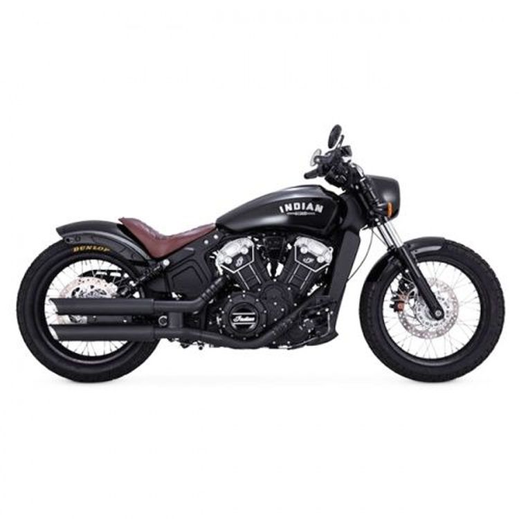 Vance & Hines 3'' Twin Slash Exhaust Silencers for 2015-on Indian Scout / Sixty / Bobber / Rogue