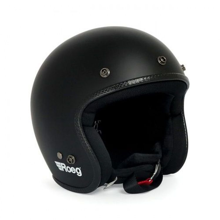 Roeg JETT Open Face Helmet, Matte Black