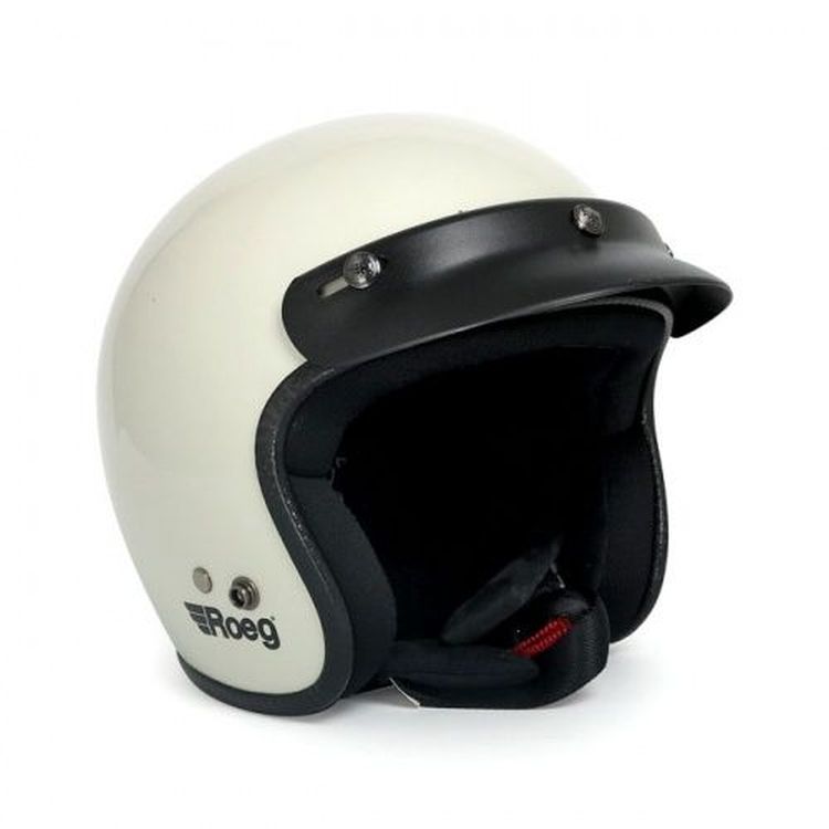Roeg JETT Open Face Helmet, Fog White