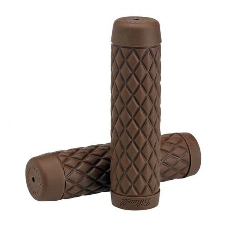 Biltwell Torker TPV Grips Chocolate - For 7/8'' 22mm Motorcycle Handlebars