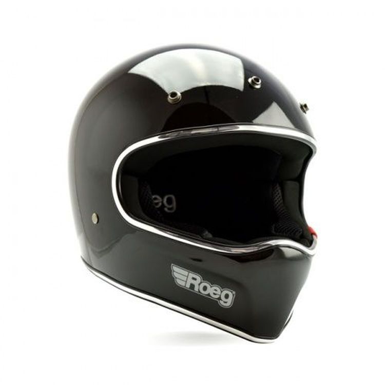 Roeg Peruna Motorcycle Full Face Helmet Gloss Black