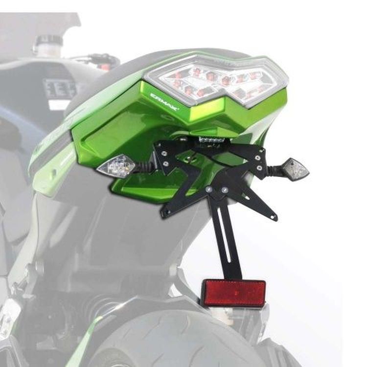 Ermax Plate Holder for Kawasaki Z1000 SX 11-13 - Metallic Green