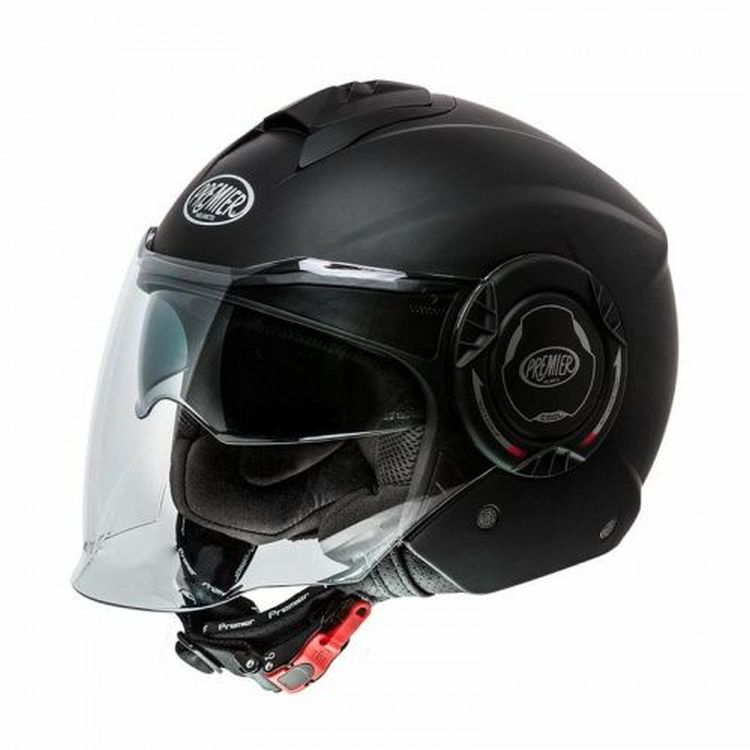 Premier Cool Open Faced Helmet Matte Black