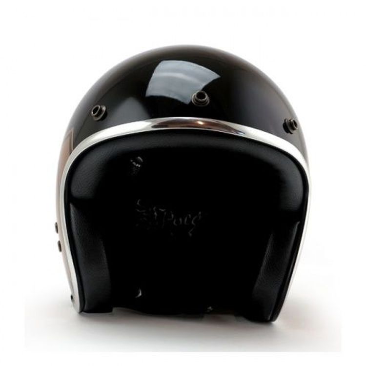 Roeg JETTson 2.0 x 13 1/2 Open Face Helmet, Skull Bucket Black
