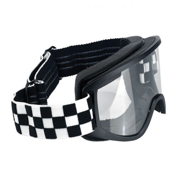 Biltwell Moto 2.0 Goggles Checkers Black