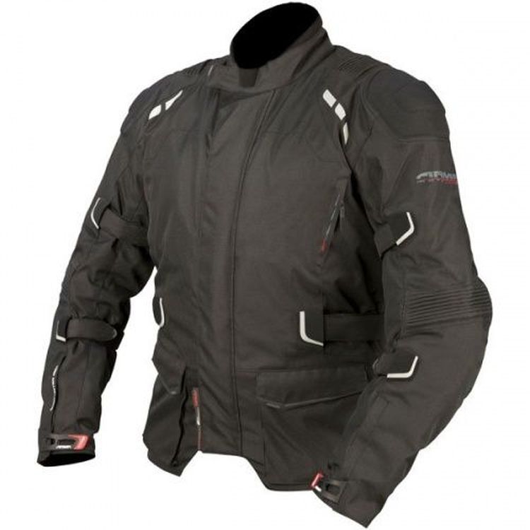 ARMR Moto Kumaji Waterproof Textile Motorcycle Jacket Black