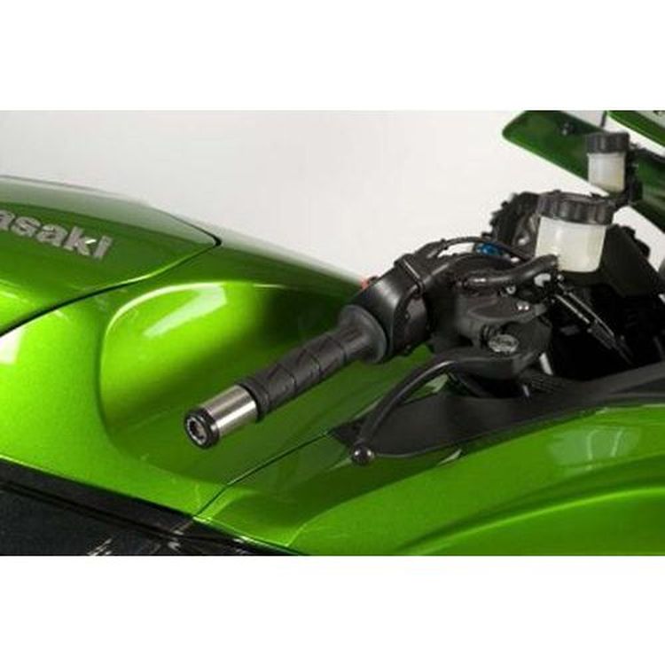 Bar End Sliders, Kawasaki ZZR1400 '06-'12, ZX-7R, GTR1400, Z1000 '10-'14, Versys 1000, ER6 '12-, Ninja 400R, Monster S4 '01-'03, WK/CF Moto 650i