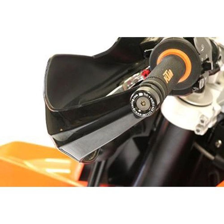 Bar End Sliders-KTM 690 Enduro (with brush guards)