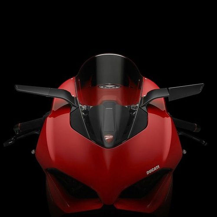 Rizoma Stealth mirror and Light Unit Kit for Ducati Panigale V4