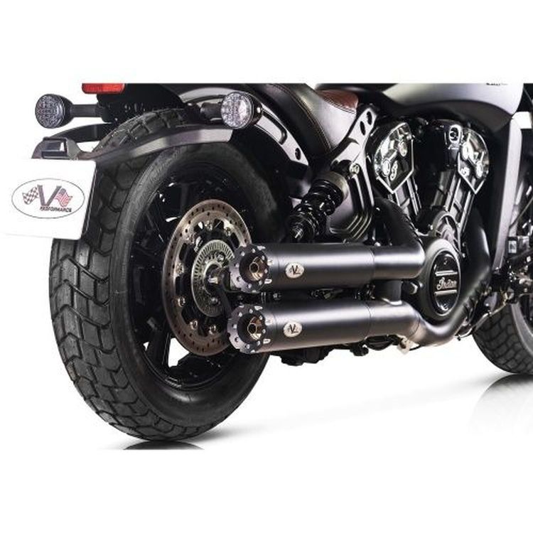 V-Performance 'Revolver' Double Exhaust Slip-Ons for Indian Scout 2021-on