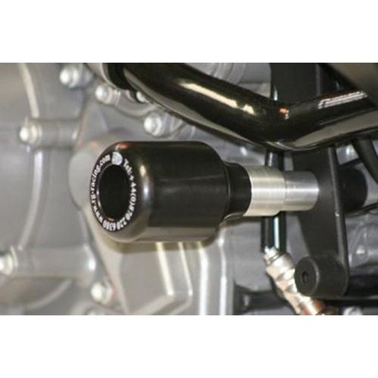 thumbnail image 2 of Jaybeebikerbits Front Upper Crash Mushrooms Sliders For KTM 950/990 Supermoto - Black Acetal, CNC Machined, Made In UK 2 of 5
