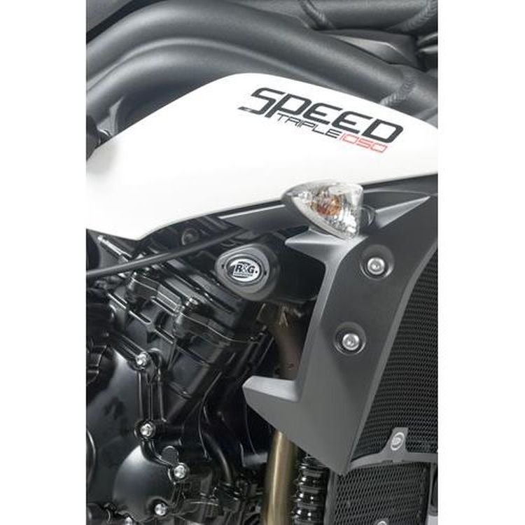 Aero Crash Protectors, front engine mount, Triumph Speed Triple '11 ...