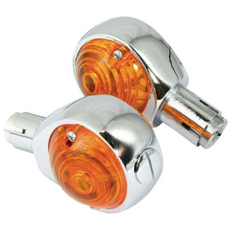 METAL BODIED CHROME INDICATORS - BULLSEYE 25mm